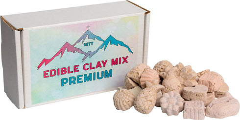HITT Premium Edible Clay Mix – Candy Mix of Clay for Eating Zero Additives ASMR Food for Pica Cravings, Handpicked Edible Dirt 200gr...