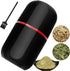 Herb Grinder Electric, Turimon Large Herbal/Coffee Grinders/Mill/Crusher for Spice and Herbs With Cleaning Brush - Black - 4.2 oz Capacity...