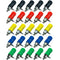 20 PCS Binding Posts Terminal, Socket Binding Post Female Socket Jack for 4mm Banana Plug Connector, Binding Post for Electronic Test Equipment(5 ...