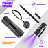 10 Pcs UV Blacklight Flashlight Set 5 Invisible Ink Pen 5 Mini UV LED Flashlight, Spy Pen Disappearing Ink Marker with Black Light for Kids Secret...