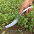 One-Piece Aluminum Gardening Weed Tools, Hand Garden Weeder Tool, Ergonomic Handle Best Weeding Tool, Weed Pull Tool with Serrated Edge, Grass Rem...