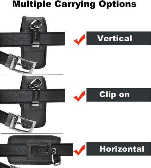 Takfox Phone Holster for Samsung Galaxy S24 Ultra S23 Plus S22 S21 FE S20 Note 20+,A03S A15 A54 A23 A12 A13 A14,iPhone 15 Pro Max Nylon Cell Phone...