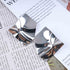 Exaggerated Square Earrings Silver Large Statement Dangle Earrings Punk Metal Square Stud Earrings Irregular Geometric Earrings Jewelry for Women ...