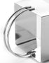 Square Biscuit Cutter with Handle (5 Pieces/Set) - Nest for Easy Storage Stainless Steel Square Cookie Cutter...