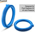 896584000-143 Blue Front Tire Kit with Super Hump Replacement for Haywood Poolvergnuegen Select Pool Cleaners and Perfectly Compatible with Haywar...