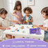 Brain Teaser Puzzles for Adults and Kids, 10Pcs Puzzle Games Set, 3D Wooden Plastic Metal Puzzle, Unlock Interlock Mind Brain Games, IQ Test Educa...