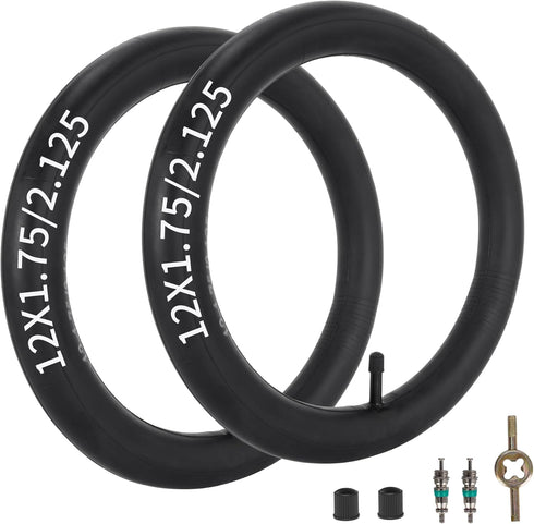 RUTU 12" x1.75/2.125 Inner Tube Replacement for BoB Gear Jogging Stroller Revolution SE/Pro/Flex/SU/Ironman Baby Jogger Summit X3 Schwinn JOYSTAR ...