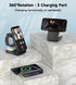 Doeboe Wireless Charging Station for Apple Devices, 3 in 1 Mag-Safe Wireless Charger for iPhone 15 14,13,12 Pro Max/Pro/Plus/Mini, Apple Watch Ult...
