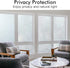 Haton Window Privacy Film, Frosted Glass Static Cling Sun Heat Blocking Window Clings, Frosting Opaque Coverings, Vinyl Removable Stickers Tint fo...