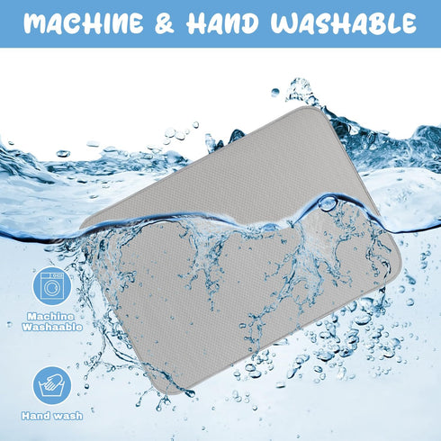 Summer Dog Cooling Mat Washable Ice Silk Self Cool Pad for Small Medium Large Dogs and Cats, Pet Sleeping Pad for Crate, Bed, Indoor & Outdoor Flo...