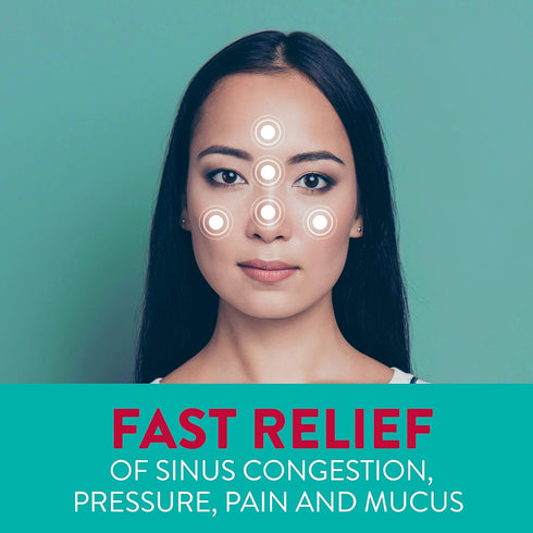 Vicks Sinex SEVERE, All-In-One Sinus + Mucus Relief, Non-Drowsy, Loosens Mucus, Maximum Strength Relief of Pain, Pressure, Congestion, & Headache ...