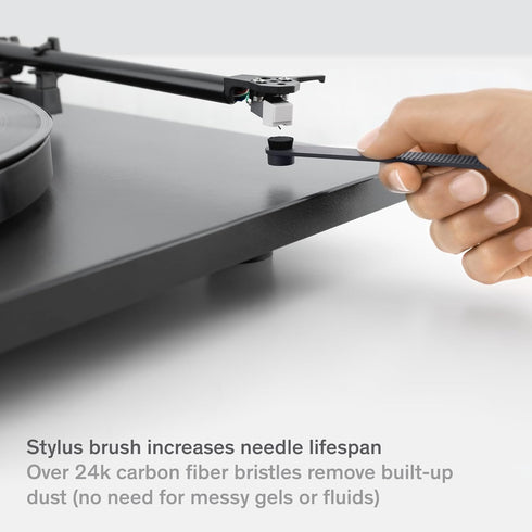 Vinyl Record Cleaning Kit - 5-in-1 Vinyl Record Cleaner Kit includes Velvet Record Brush, Stylus Brush, Record Cleaning Solution, Cleaning Brush &...