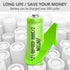 JINTION NIMH 2/3AAA Rechargeable 2/3 AAA Batteries 1.2V 400mAh Rechargeable Battery Batteries Button Top 5 pack(They are not AAA Size Batteries)...