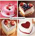 2 Packs Silicone Heart Shaped Cake Pans for Baking, 10inch Cake Molds for cakes and Chocolate Cakes, Non-stick silicone bakeware sets, Easy Clean,...