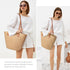 Hommtina Straw Bag Womens Straw Beach Bag Crossbody Shoulder Bags Vacation Purse Straw Purse for Summer...