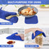 6 Pcs Oven Mitts and Pot Holders, 500? Heat Resistant Oven Mitts with Kitchen Towels Soft Cotton Lining and Non-Slip Silicone Surface Safe for Bak...