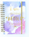 Small Spiral Notebook- Hardcover Journal for Women- Gratitude Journal with Reflection Questions- 200 Lined Pages with Quotes & Scripture- Prayer J...