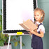 Whaline 65.6ft Dot Bulletin Board Borders White Black Dot Die-Cut Rolled Border Trim for School Classroom Office Chalkboard Decoration, 2 Rolls...
