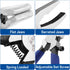 2 Pcs Glass Breaking Pliers and Breaker Grozer Pliers Set, Glass Pliers with Rubber Tips Glass Cutting Tool Kit for Stained Glass Cutting Mosaics ...