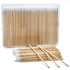 400PCS Pointed Cotton Swabs with Storage Case - Precision Tip Cotton Swabs with Wooden Sticks - Microblading Cotton Swab 4 inch - Cotton Swabs for...