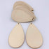 NUO RUI Unfinished Wood Teardrop Earring Pendant 2 1/2" x 1 3/8" Blanks Laser Cut Jewelry Shapes 25 Pieces...