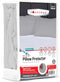 Guardmax Waterproof Pillow Protector Grey Standard Size - Zippered Bed Bug Pillow Protector 2 Pack - Hypoallergenic Pillow Case Cover Protects fro...