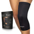Knee Compression Sleeve with Copper Infused Fibers and Breathable Fabric for Knee Pain Relief, Knee Support, Running, Jogging, Hiking or Arthritis...
