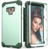 IDweel for Galaxy Note 9 Case, 3 in 1 Shockproof Slim Hybrid Heavy Duty Protection Hard PC Cover Soft Silicone Rugged Bumper Full Body Case, Mint...