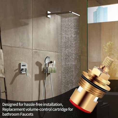 147210 Shower Cartridge Replacement Volume-Control Cartridge For Bathroom Faucets,Compatible With 3/4" Exact Temp Valve System.Brass Construction...