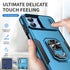 for Motorola Moto G Stylus 5G 2023 Case with Slide Camera Cover,Tempered Glass Screen Protector,Full Camera Protection Ring Kickstand Military Gra...
