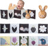Taf Toys Bunny Pram Book & Toy Set | High Contrast Black & White Infant Visual Stimulation | Soft Fabric for Newborn Cognitive Development | Baby ...