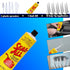 Contact Adhesive and Sealant Bundle: 2 fl oz Tube with 10 Snip Tip Applicators and a Set of 5 Plastic Spreader Tools by 203Brands to Provide Optim...