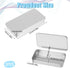 Metal Box Containers Empty Slide Top Small Metal Containers Rectangular Storage Box Containers for Candies Jewelry Crafts Pills Survival Kit 3Pcs(...