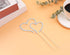 LOVENJOY Gift Boxed Two Hearts One Love Rhinestone Wedding Cake Topper Silver...