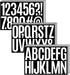 384 Pcs 24 Sheets Large Letter Stickers, 3 Inch Bulletin Board Letters, Vinyl Stick On Letters for Bulletin Boards, Self Adhesive Letters for Bull...