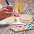12 Pcs Art Craft Coaster 4" Inch MDF Coasters Plain Wood Blank Cutouts for Tea Coffee Christmas Painting Slice, Resin Mandala Arts Work & Decorati...