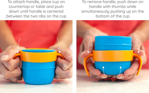 Easy Learn Drink and Snack Set – Toddler Straw Learning Cup, Silicone Baby Cup, Silicone Straw Training Cup for Baby + Toddler, Toddler Training S...
