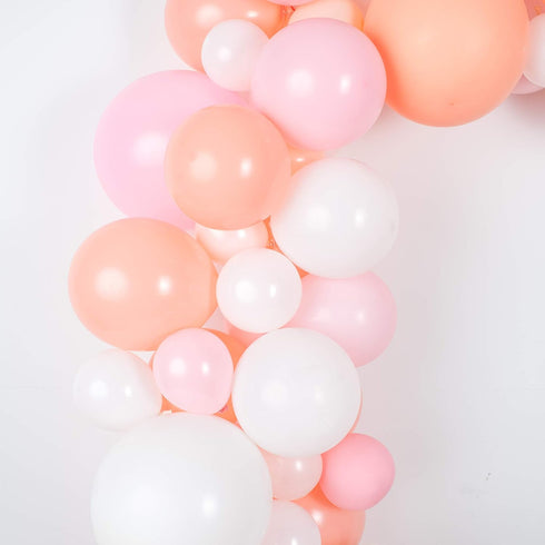 Balloon Garland Kit - Pink, White, Blush Balloons for Parties - Valentine's Day / Galentine's Party - Large, Small Baby Pastel Matte Balloons - Ba...