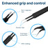 MMOBIEL 10x Industrial Precision ESD Tweezers Anti-Static Stainless Steel for Electronics Tools, Jewelry, Computer, Laboratory Work, Crafts and Ho...