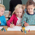 30 Pieces Short Triangular Fat Pencils Bulk 3.5 Inch Wooden Triangular Jumbo Pencils for Preschoolers, Kindergarten, Toddlers & Beginners with Pen...