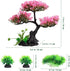 Beaupretty 1 Set Artificial Aquarium Plants Pink Cherry Blossom Tree Decor Fish Tank Tree Decorations Plastic Realistic Plants Turtle Tank Plants ...
