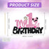 BEISHIDA Girls Cake Topper Mouse Cake Topper Mouse Birthday Party Decorations My 1st Birthday Pink and Black Mouse Birthday Party Supplies for Kid...