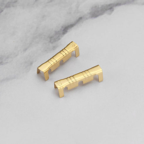 eMagTech 200Pcs Brass Crimp Electrical Connector Wire U-Shaped Terminal, U-Shaped Brass Crimp Terminal Connectors Suitable for Lines 0.5-1.5mm²...