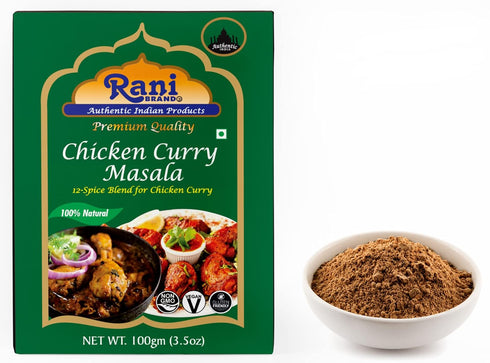 Rani Chicken Curry Masala (Indian 13-Spice Blend for Chicken) 3.5oz (100g) ~ All Natural | Vegan | No Colors | Gluten Friendly | NON-GMO | Indian ...