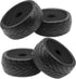 4Pack ShareGoo RC 85mm/3.34" Rubber Tires Front Rear Tyres 12mm Hex Wheel Compatible with Redcat HPI HSP Kyosho 1/10 RC Off-Road Car Buggy (Black)...