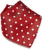 Vesuvio Napoli RED with WHITE Polka Dots Handkerchief Pocket Square Hanky Men's Handkerchiefs, 10x10 Inches...
