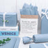 Whaline 100 Sheets Dusty Blue Tissue Paper Pastel Blue Gift Wrapping Paper Bulk Solid Color DIY Art Craft Tissue Paper for Packaging Wedding Birth...