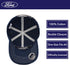 Ford Washed Cotton Adjustable Baseball Hat with Curved Brim and Bottle Opener, Navy Blue, One Size...