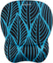 Blue Leaf mouse pad wrist support ergonomic computer with rest cool one piece gamer travel 3D laptop cheap company portable The office lap desk th...
