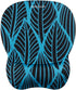 Blue Leaf mouse pad wrist support ergonomic computer with rest cool one piece gamer travel 3D laptop cheap company portable The office lap desk th...